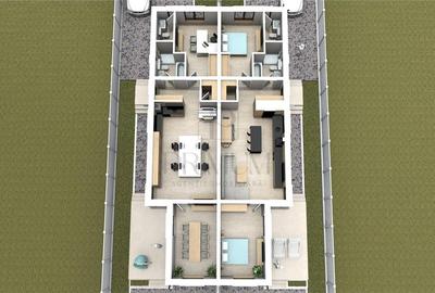 ALBINA - Duplex pe plan - personalizare interioara - toate utilitatile - 5