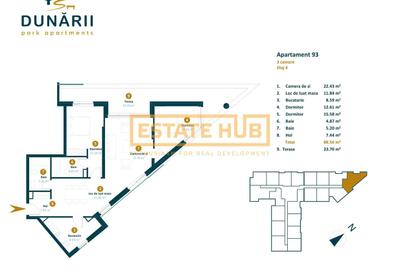 Apartament 4 camere proiect nou finalizat aproape de Iulius Mall - 3