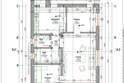 Casa Individuală la roșu | 3 camere | 92 mp | Teren 1134 mp | Bărăbanț | - 2