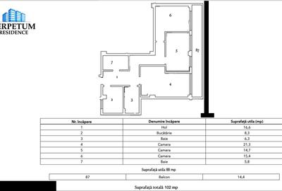 Tomis Nord/Carrefour-Apartament 3 camere decomandate, bloc nou. - 5