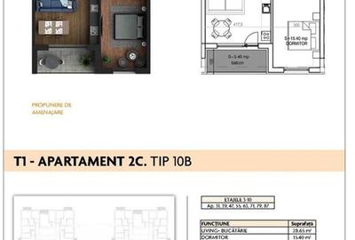 Aparatorii Patriei - Apartament 2 camere - 14