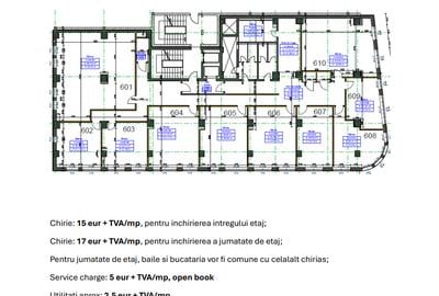 Birou Modern 250 și 500 mp – Locație Centrală Strada Ploiești nr. 9 - 8