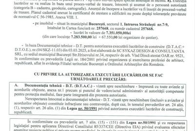Proiect rezidențial cu AC – 29 apartamente – 4.330 mp – 35 parcări – S - 6