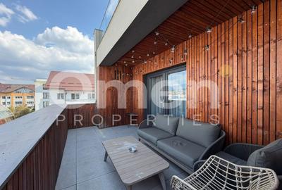 Penthouse ultrafinisat pe 2 niveluri | sauna |  parcare | zona centrala - 19