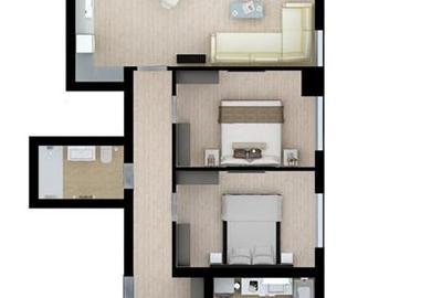 APARTAMENT 4 CAMERE, MOBILAT, CU VEDERE CATRE LACUL TEI - 18