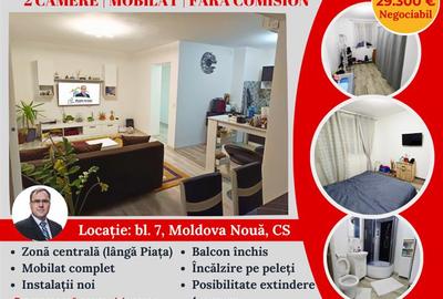 Apartament 2 camere in zona centrala Moldova Noua, langa piata - 1