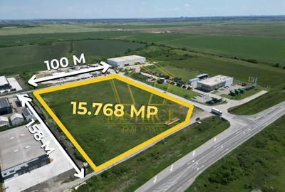 Teren cu AC pentru constructie hala industriala | Aradului - 1