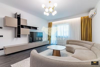 Apartament cu 3 camere semidecomandat, mobilat în Beller