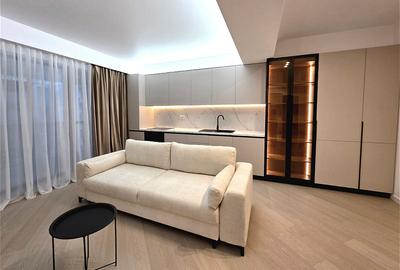 Apartament cu 2 camere semidecomandat, mobilat în Pipera