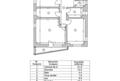 Apartament 3 camere | Geam la ambele bai/FINALIZAT !!