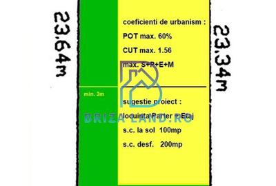 Bucurestii Noi, Laminorului, teren 240mp, d=10.2m, casa demolabila - 4