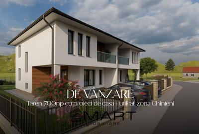 Teren 700 mp, cu autorizatie de constructie + utilitati in Chinteni - 1