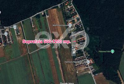 De vanzare teren intravilan intre 500-1200 mp langa padure - 1