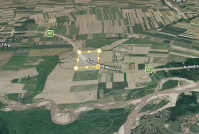 Vand 28 ha ,teren arabil, extravilan , cu deschidere la A-7 - 5