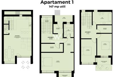 Casa de vanzare – concept modern, priveliste deosebita – 147 mp utili - 2