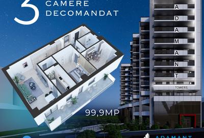 Adamant Towers | 3 camere | tip 3B | 99 mp | decomandat | Sos Nicolina nr.54