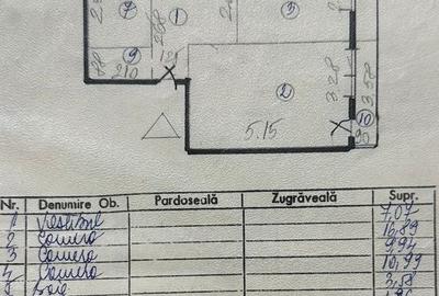 Apartament cu 3 camere decomandat în Brâncoveanu