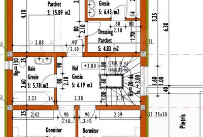 Casa in Feleacu, vedere peste Cluj-Napoca, P+1+M, 5 dormitoare, 180 mp utili, - 3
