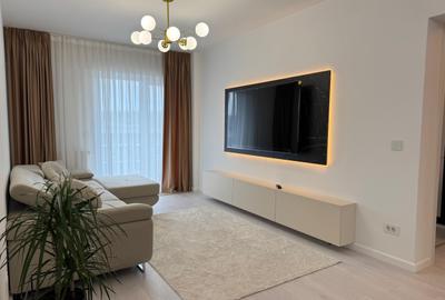 Apartament cu 2 camere decomandat, mobilat în Vișani