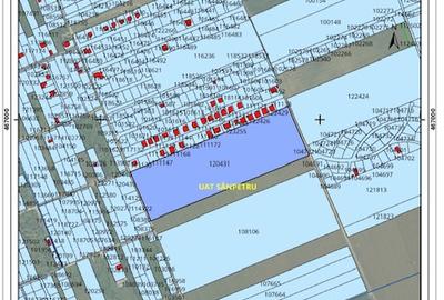 Vand teren  arabil 47.800 mp pretabil construcții de locuințe - 1