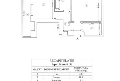 Apartament cu 2 camere decomandat în Tătărași