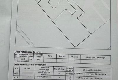 Casă individuală cu 4 camere în Central