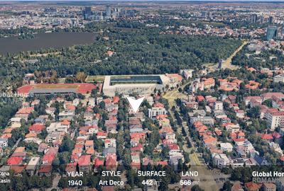 Interbelic Art Deco Villa 440 sqm + Land 566 sqm • Zona Domenii - Casin - 1 Mai - 15