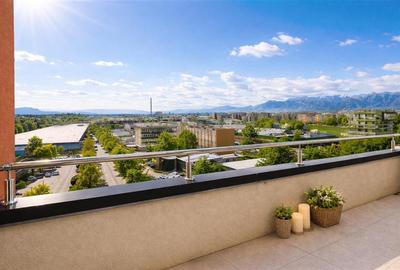 Pe 2 niveluri, Penthouse modern la bulevard, parcare, boxa, Tractorul Nou, Braso - 2