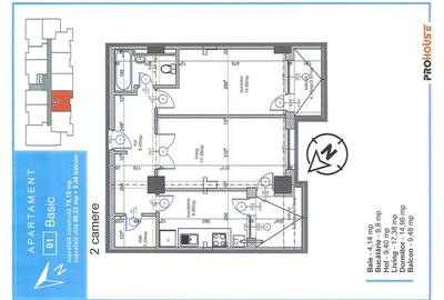 BLOC NOU 2022 -2 camere foarte spatios - 5