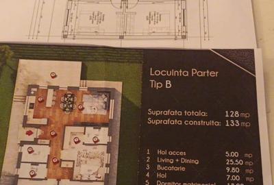 FARA COMISIOANE casa cu 4 camere 2 bai PARTER + pod placa camera teh beci terasa - 3