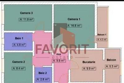 Apartament 3 camere decomandat | Zona Aradului - 6