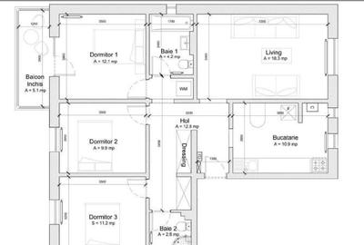 38908  Apartament 4 camere FALEZA NORD - 9