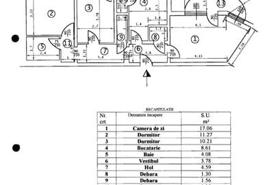 Apartament cu 3 camere decomandat în Apărătorii Patriei