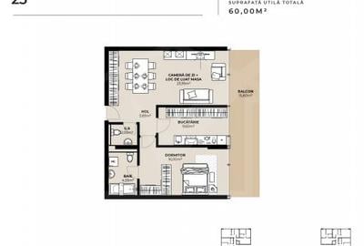 Apartament 2 camere, zona Garii, imobil de lux cu Mall la primele etaje ! - 3