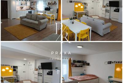 Apartament cu 2 camere semidecomandat, mobilat în Florești