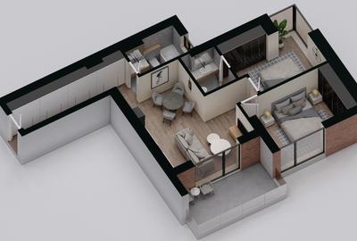 Apartament 3 Camere | 3m Înălțime | Ferestre Floor-to-Ceiling - AVANGARDE FOREST - 11