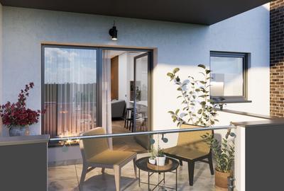 Apartament 2 camere in proiect nou- parcare disponibila- suprafata generoasa - 4