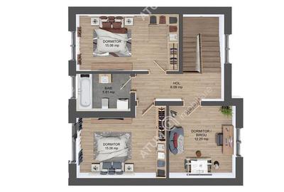 Casa individuala la cheie 400 mp teren 2 pivnite 4 camere 145 mp utili - 12