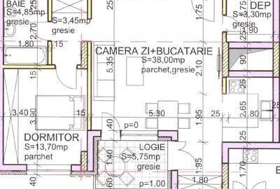 Apartament 2 camere, 63 mp, Semifinisat, Zona Andrei Muresanu - 2