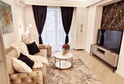 Apartament cu 2 camere semidecomandat, mobilat în Pipera