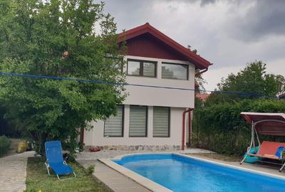 Vila Snagov, p+1,150mp, 3 dormitoare,aer conditionat,internet,cablu tv, piscina - 1