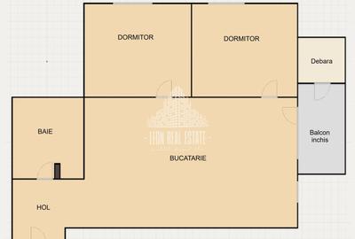 Apartament cu 2 dormitoare si loc de parcare in Floresti, zona Terra - 2