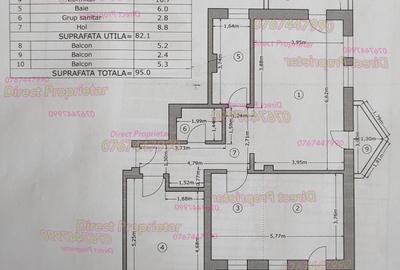 Apartament 3 camere mobilat utilat ,loc parcare inclus - 1