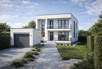 Vilă modernă P+1 | 4 dormitoare | 1300mp teren | Pompă căldură |45 min București - 2