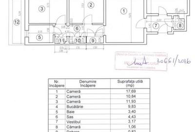 Apartament de 3 camere  metrou Titan - 10