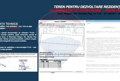 Teren dezvoltare rezidențială 8,272mp Brasov/AUTORIZATIE DE CONSTRUIRE - 9