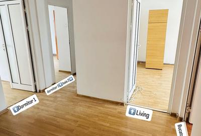 Apartament cu 3 camere decomandat, mobilat în Dacia