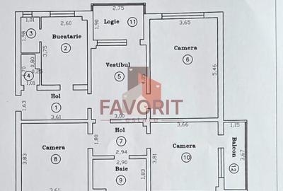 3 Camere Decomandat Central –90mp | Vizibilitate Excelentă | Potențial - 14