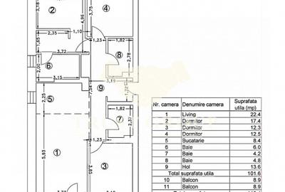 Apartament 4 camere Aviației | Loc de parcare - 9