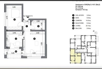 Apartment bloc nou cu lift si loc de parcare inclus - 1